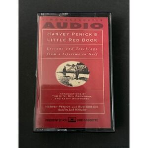 Harvey Penicks Little Red Book Golf Lessons Audio Cassette Tape 1993